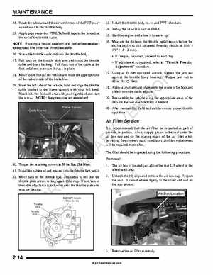 2009-2010 Polaris RZR Factory Service Manual, Page 30