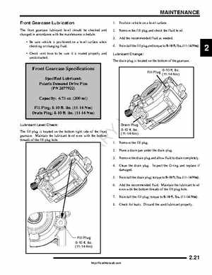 2009-2010 Polaris RZR Factory Service Manual, Page 37