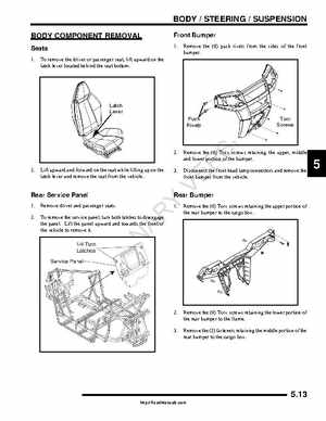 2009-2010 Polaris RZR Factory Service Manual, Page 165