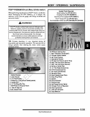 2009-2010 Polaris RZR Factory Service Manual, Page 185