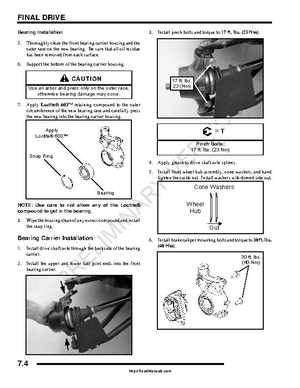 2009-2010 Polaris RZR Factory Service Manual, Page 230