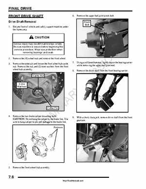 2009-2010 Polaris RZR Factory Service Manual, Page 232