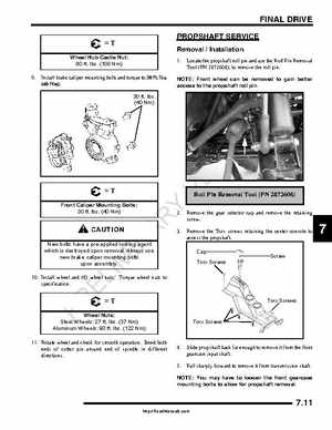 2009-2010 Polaris RZR Factory Service Manual, Page 237