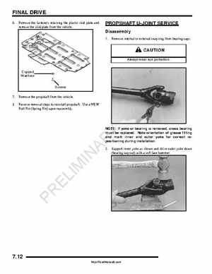 2009-2010 Polaris RZR Factory Service Manual, Page 238