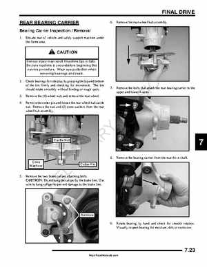 2009-2010 Polaris RZR Factory Service Manual, Page 249