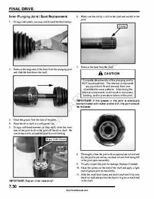 2009-2010 Polaris RZR Factory Service Manual, Page 256