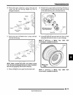 2009-2010 Polaris RZR Factory Service Manual, Page 289