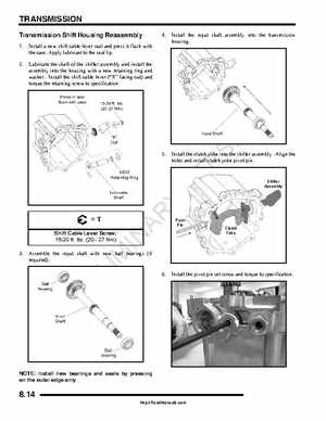 2009-2010 Polaris RZR Factory Service Manual, Page 292
