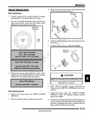 2009-2010 Polaris RZR Factory Service Manual, Page 311