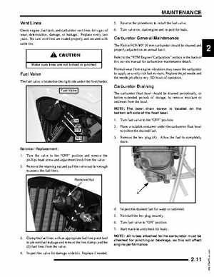 2009 Polaris Outlaw 450/525 Service Manual, Page 23
