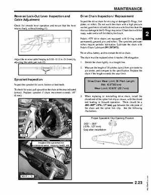 2009 Polaris Outlaw 450/525 Service Manual, Page 35