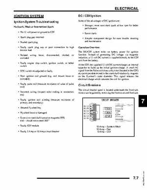 2009 Polaris Outlaw 450/525 Service Manual, Page 165