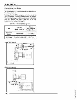2009 Polaris Outlaw 450/525 Service Manual, Page 166