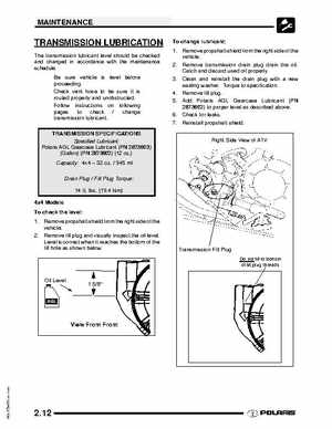 2009 Polaris Scrambler 500 4x4 2x4 factory service manual, Page 22