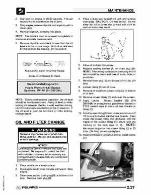2009 Polaris Scrambler 500 4x4 2x4 factory service manual, Page 37