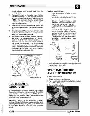 2009 Polaris Scrambler 500 4x4 2x4 factory service manual, Page 42
