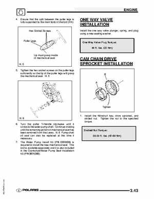 2009 Polaris Scrambler 500 4x4 2x4 factory service manual, Page 93
