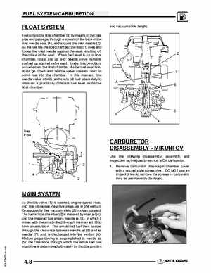 2009 Polaris Scrambler 500 4x4 2x4 factory service manual, Page 112