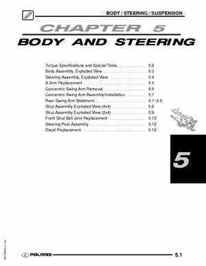 2009 Polaris Scrambler 500 4x4 2x4 factory service manual, Page 121
