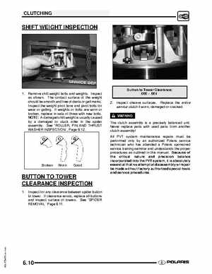 2009 Polaris Scrambler 500 4x4 2x4 factory service manual, Page 142
