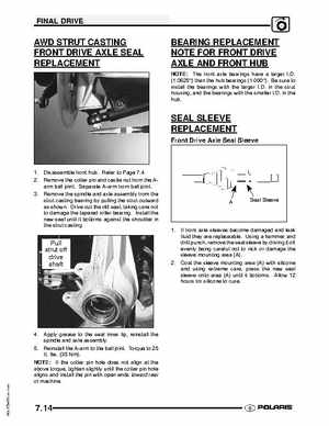 2009 Polaris Scrambler 500 4x4 2x4 factory service manual, Page 172