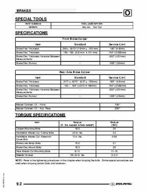 2009 Polaris Scrambler 500 4x4 2x4 factory service manual, Page 194