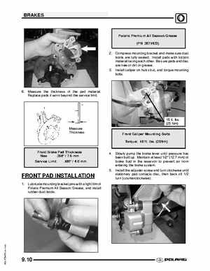 2009 Polaris Scrambler 500 4x4 2x4 factory service manual, Page 202