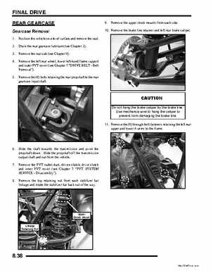 2009 Polaris Sportsman 850 XP EFI EPS Service Manual, Page 240