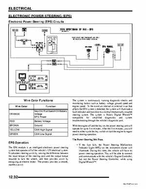 2009 Polaris Sportsman 850 XP EFI EPS Service Manual, Page 324