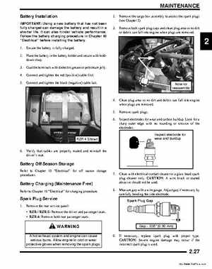 2011 Polaris Ranger RZR ATV Service Manual, Page 41