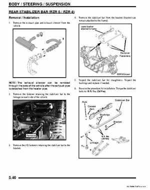 2011 Polaris Ranger RZR ATV Service Manual, Page 200