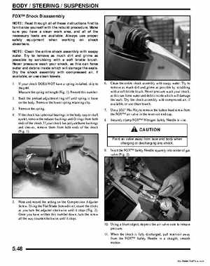 2011 Polaris Ranger RZR ATV Service Manual, Page 208