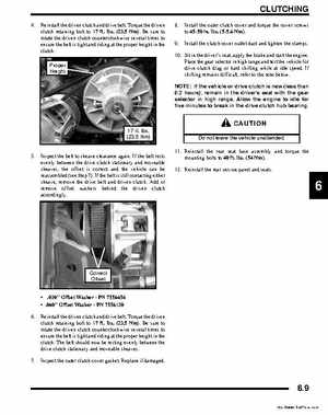 2011 Polaris Ranger RZR ATV Service Manual, Page 231