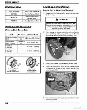 2011 Polaris Ranger RZR ATV Service Manual, Page 250