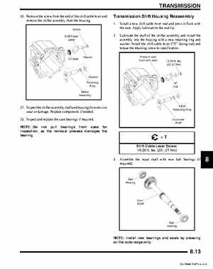 2011 Polaris Ranger RZR ATV Service Manual, Page 317