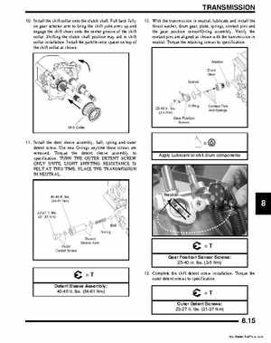 2011 Polaris Ranger RZR ATV Service Manual, Page 319