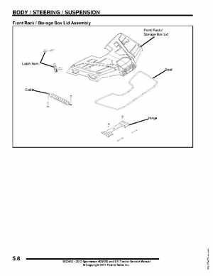2012 Sportsman 400/500 and EFI Tractor Service Manual 9923412, Page 193