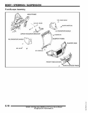 2012 Sportsman 400/500 and EFI Tractor Service Manual 9923412, Page 195