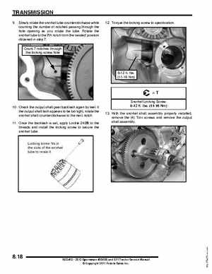 2012 Sportsman 400/500 and EFI Tractor Service Manual 9923412, Page 324