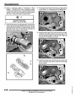 2012 Sportsman 400/500 and EFI Tractor Service Manual 9923412, Page 328