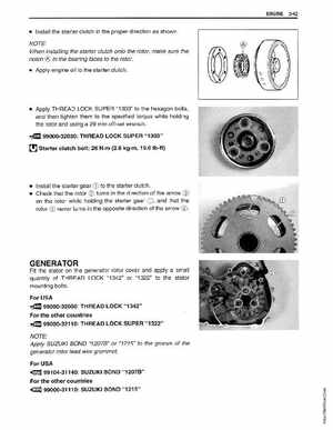 1999-2004 Suzuki King Quad LT-300 300F ATV Factory Service Manual, Page 82