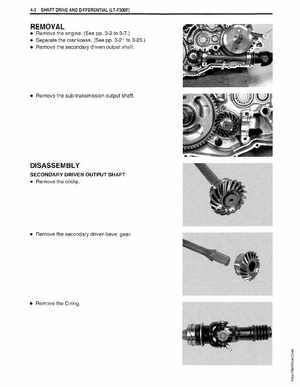 1999-2004 Suzuki King Quad LT-300 300F ATV Factory Service Manual, Page 117