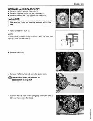 1999-2004 Suzuki King Quad LT-300 300F ATV Factory Service Manual, Page 182