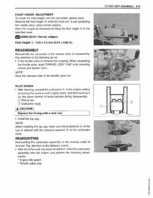 1999-2004 Suzuki King Quad LT-300 300F ATV Factory Service Manual, Page 324
