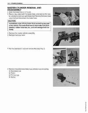 1999-2004 Suzuki King Quad LT-300 300F ATV Factory Service Manual, Page 366