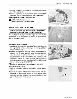 2002-2007 Suzuki 500 LTA Service Manual, Page 23