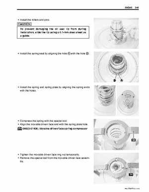 2002-2007 Suzuki 500 LTA Service Manual, Page 92