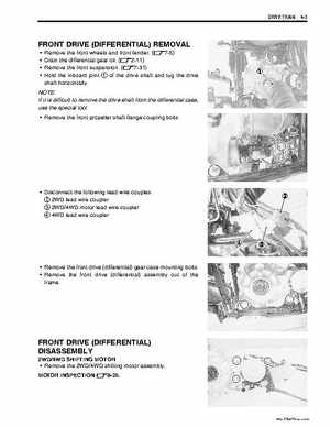2002-2007 Suzuki 500 LTA Service Manual, Page 147