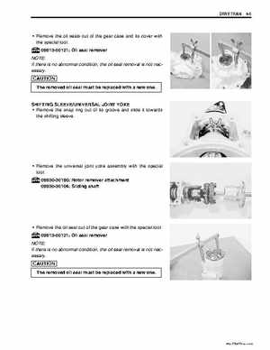 2002-2007 Suzuki 500 LTA Service Manual, Page 149