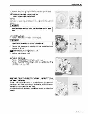 2002-2007 Suzuki 500 LTA Service Manual, Page 151
